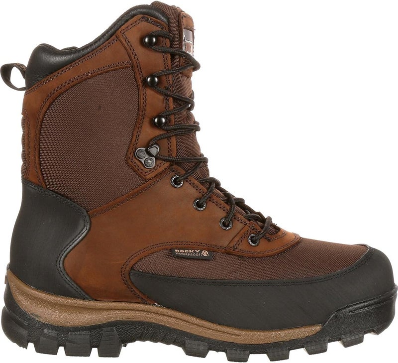 Rocky mens Men's Insulated Waterproof Boots With Great Traction - Image 2